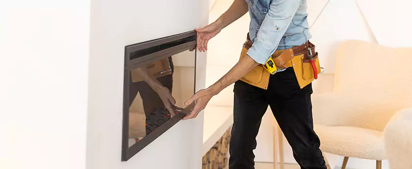 Metal Fireplace Installation in Windsor, California