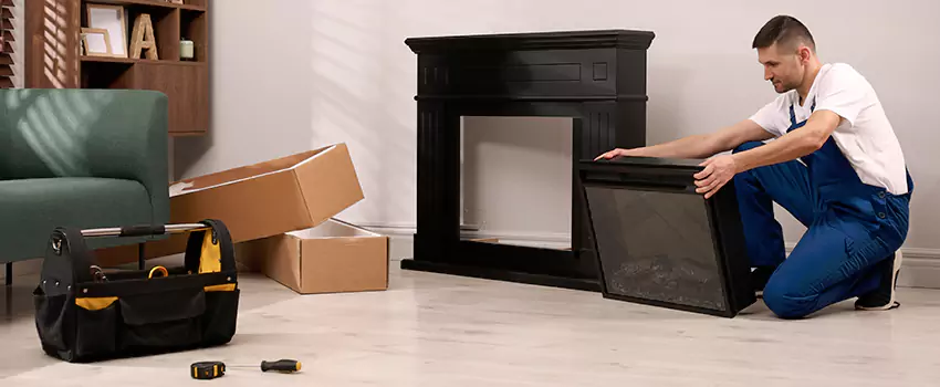 Old Rusted Metal Fireplace Repair And Replacement in Windsor, CA
